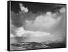 Mt Tops Low Horizon Dramatic Clouded Sky "In Rocky Mountain National Park" Colorado 1933-1942-Ansel Adams-Framed Stretched Canvas