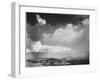 Mt Tops Low Horizon Dramatic Clouded Sky "In Rocky Mountain National Park" Colorado 1933-1942-Ansel Adams-Framed Art Print