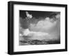 Mt Tops Low Horizon Dramatic Clouded Sky "In Rocky Mountain National Park" Colorado 1933-1942-Ansel Adams-Framed Art Print