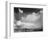 Mt Tops Low Horizon Dramatic Clouded Sky "In Rocky Mountain National Park" Colorado 1933-1942-Ansel Adams-Framed Art Print