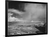 Mt Tops Low Horizon Low Hanging Clouds "In Rocky Mountain National Park" Colorado. 1933-1942-Ansel Adams-Framed Art Print