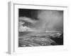 Mt Tops Low Horizon Low Hanging Clouds "In Rocky Mountain National Park" Colorado. 1933-1942-Ansel Adams-Framed Art Print