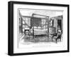 Mt Vernon Bedroom-null-Framed Art Print