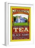 Mt. Vernon Brand Tea-null-Framed Art Print