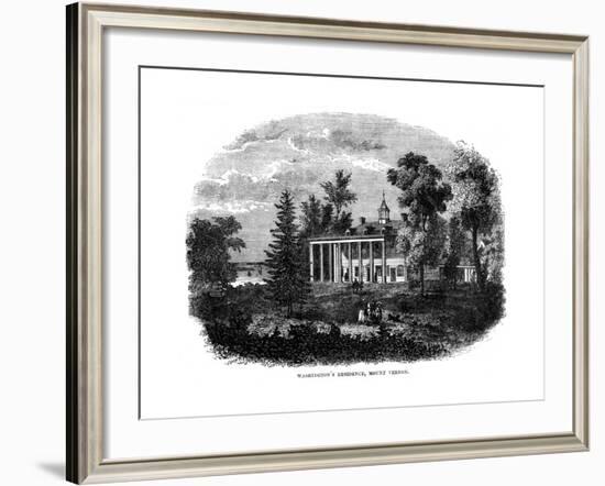 Mt Vernon Garden-null-Framed Giclee Print