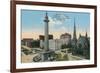 Mt. Vernon Place, Baltimore-null-Framed Art Print