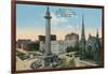 Mt. Vernon Place, Baltimore-null-Framed Art Print