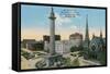 Mt. Vernon Place, Baltimore-null-Framed Stretched Canvas