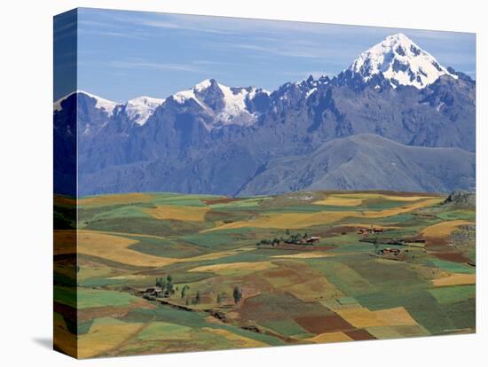 Mt Veronica Above the Sacred Valley, Nr. Cusco, Peru-Peter Adams-Stretched Canvas