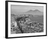 Mt. Vesuvius and View over Naples, Campania, Italy-Walter Bibikow-Framed Photographic Print