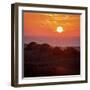 Mt Vision Sunset-Lance Kuehne-Framed Photographic Print