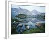 Mt Washakie Reflecting in Washakie Lake, Wind River Range, Popo Agie Wilderness, Shoshone National-Scott T. Smith-Framed Photographic Print