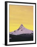 Mt. Washington at sunset, Deschutes National Forest, Oregon, USA-Charles Gurche-Framed Premium Photographic Print
