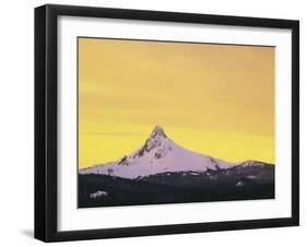 Mt. Washington at sunset, Deschutes National Forest, Oregon, USA-Charles Gurche-Framed Premium Photographic Print