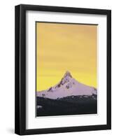 Mt. Washington at sunset, Deschutes National Forest, Oregon, USA-Charles Gurche-Framed Premium Photographic Print