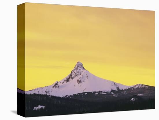 Mt. Washington at sunset, Deschutes National Forest, Oregon, USA-Charles Gurche-Stretched Canvas