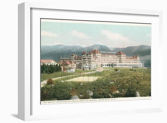 Mt. Washington Hotel, Bretton Woods, New Hampshire-null-Framed Art Print