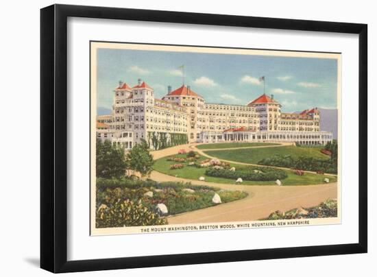 Mt. Washington Hotel, White Mountains, New Hampshire-null-Framed Art Print