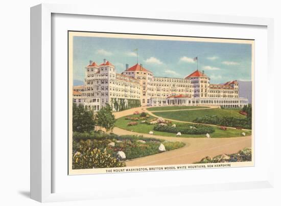 Mt. Washington Hotel, White Mountains, New Hampshire-null-Framed Art Print