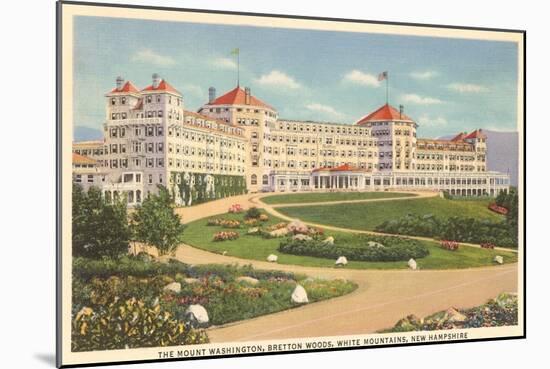 Mt. Washington Hotel, White Mountains, New Hampshire-null-Mounted Art Print