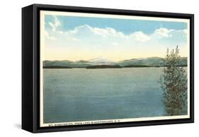 Mt. Washington, Lake Winnipesaukee, New Hampshire-null-Framed Stretched Canvas