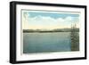 Mt. Washington, Lake Winnipesaukee, New Hampshire-null-Framed Art Print