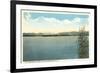 Mt. Washington, Lake Winnipesaukee, New Hampshire-null-Framed Premium Giclee Print