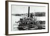 Mt Washington Steamer-Lantern Press-Framed Art Print