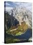 Mt. Watzmann and Lake Koenigsee, Berchtesgaden NP, Bavaria, Germany-Martin Zwick-Stretched Canvas