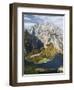 Mt. Watzmann and Lake Koenigsee, Berchtesgaden NP, Bavaria, Germany-Martin Zwick-Framed Photographic Print