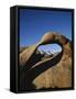 Mt Whitney and Lone Pine Peak Through Natural Arch, Alabama Hills, Eastern Sierra Range, California-Adam Jones-Framed Stretched Canvas