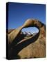 Mt Whitney and Lone Pine Peak Through Natural Arch, Alabama Hills, Eastern Sierra Range, California-Adam Jones-Stretched Canvas