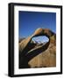 Mt Whitney and Lone Pine Peak Through Natural Arch, Alabama Hills, Eastern Sierra Range, California-Adam Jones-Framed Photographic Print