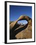 Mt Whitney and Lone Pine Peak Through Natural Arch, Alabama Hills, Eastern Sierra Range, California-Adam Jones-Framed Photographic Print