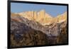 Mt. Whitney at Dawn with Rocks of Alabama Hills, Lone Pine, California-Rob Sheppard-Framed Photographic Print