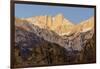 Mt. Whitney at Dawn with Rocks of Alabama Hills, Lone Pine, California-Rob Sheppard-Framed Premium Photographic Print