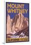 Mt. Whitney, California Peak-Lantern Press-Framed Art Print