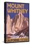 Mt. Whitney, California Peak-Lantern Press-Stretched Canvas