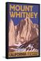 Mt. Whitney, California Peak-Lantern Press-Framed Stretched Canvas