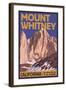 Mt. Whitney, California Peak-Lantern Press-Framed Art Print