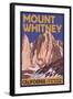 Mt. Whitney, California Peak-Lantern Press-Framed Art Print