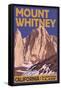 Mt. Whitney, California Peak-Lantern Press-Framed Stretched Canvas