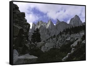 Mt. Whitney, California, USA-Michael Brown-Framed Stretched Canvas