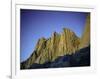 Mt. Whitney Infront of Bright Blue Sky in California, USA-Michael Brown-Framed Premium Photographic Print