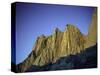 Mt. Whitney Infront of Bright Blue Sky in California, USA-Michael Brown-Stretched Canvas