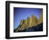 Mt. Whitney Infront of Bright Blue Sky in California, USA-Michael Brown-Framed Photographic Print