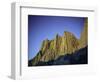 Mt. Whitney Infront of Bright Blue Sky in California, USA-Michael Brown-Framed Photographic Print