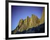 Mt. Whitney Infront of Bright Blue Sky in California, USA-Michael Brown-Framed Photographic Print