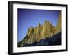 Mt. Whitney Infront of Bright Blue Sky in California, USA-Michael Brown-Framed Photographic Print