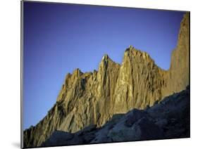 Mt. Whitney Infront of Bright Blue Sky in California, USA-Michael Brown-Mounted Photographic Print